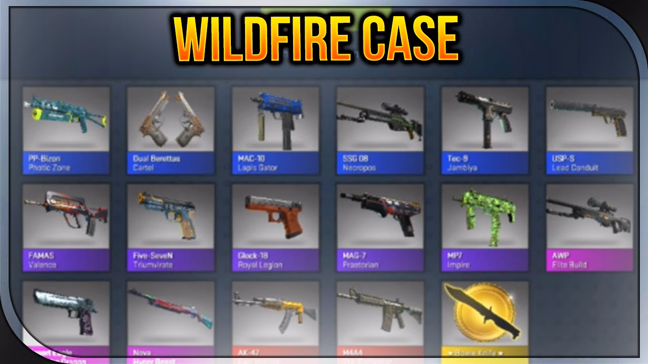 Where can I buy Operation Wildfire case skins?