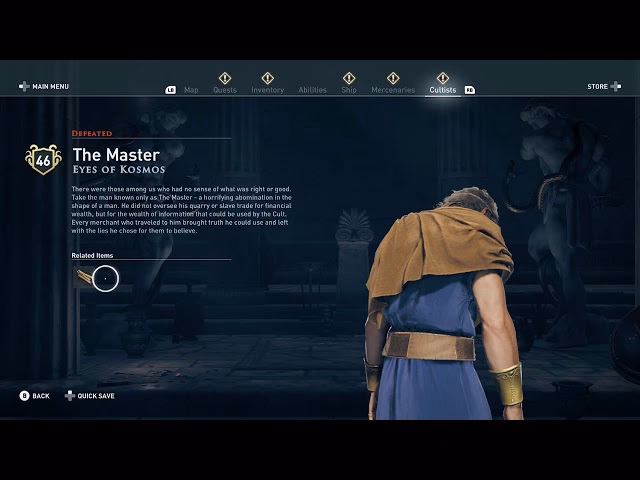 How do you find the Master in a cultist dungeon?