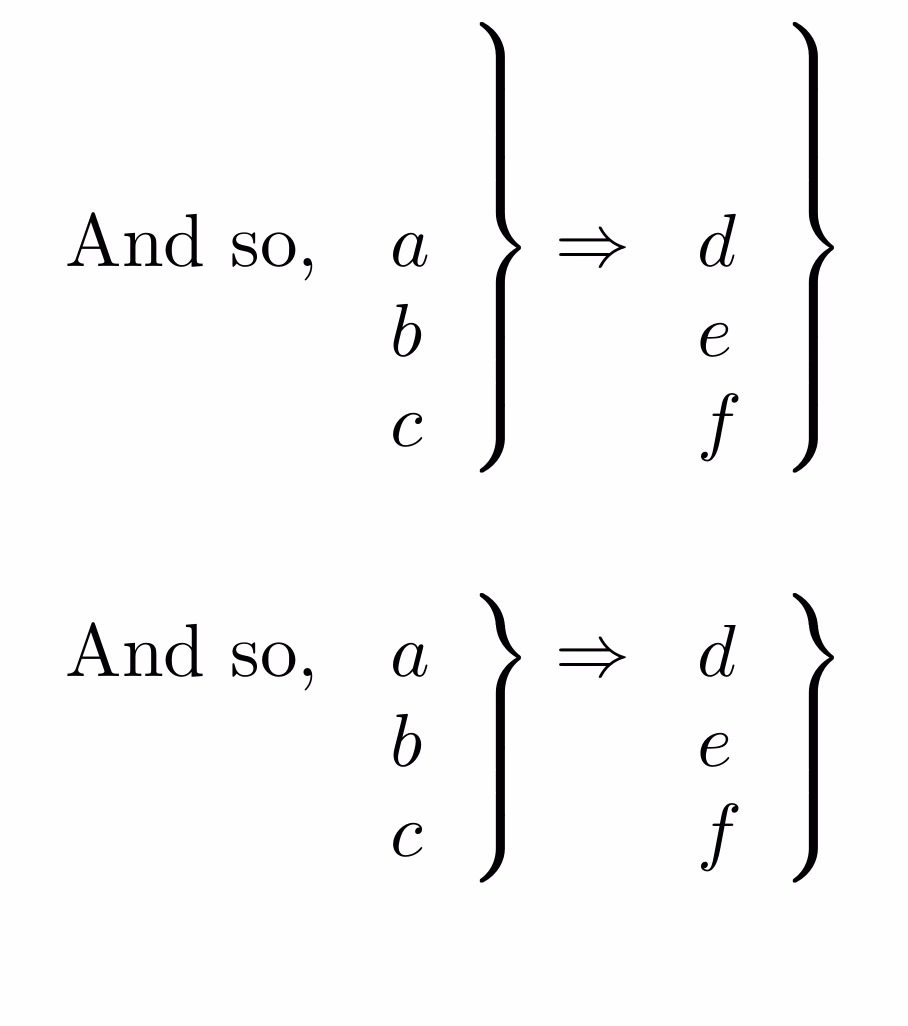 How to display curly braces as characters in latex?