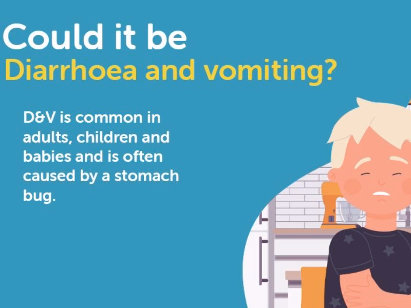 Can norovirus cause diarrhoea & vomiting?