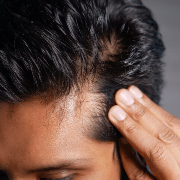 What foods cause diffuse hair loss?