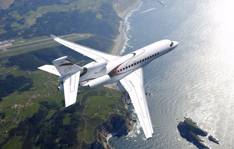 How much does a Falcon 8X cost per year?