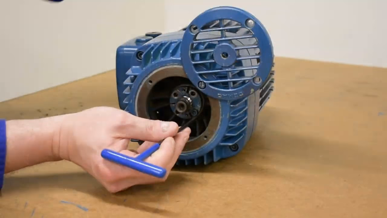 What is a Demag KB conical rotor brake motor?
