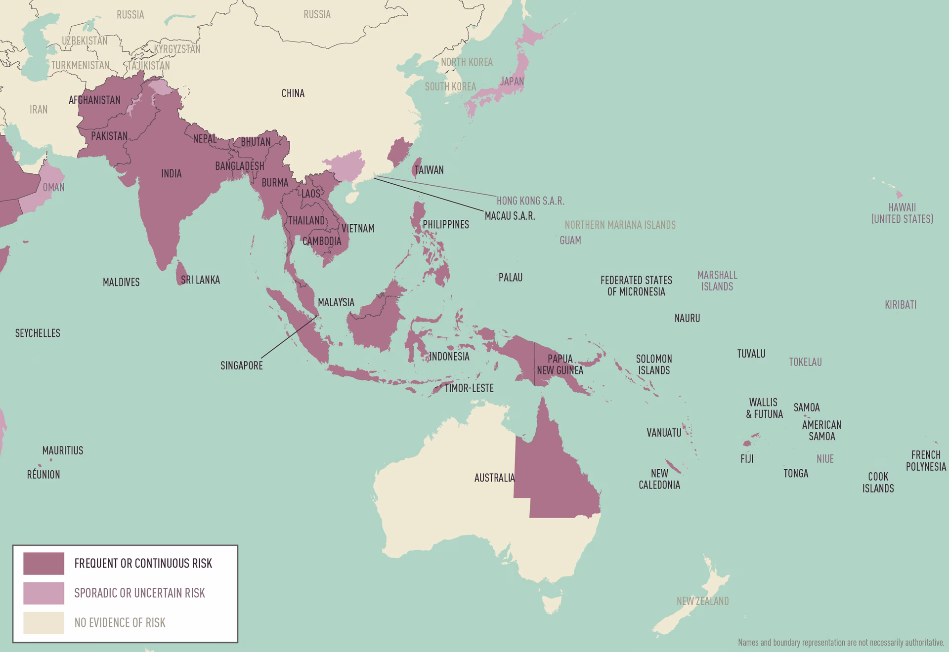 How many dengue cases are there in South Korea?