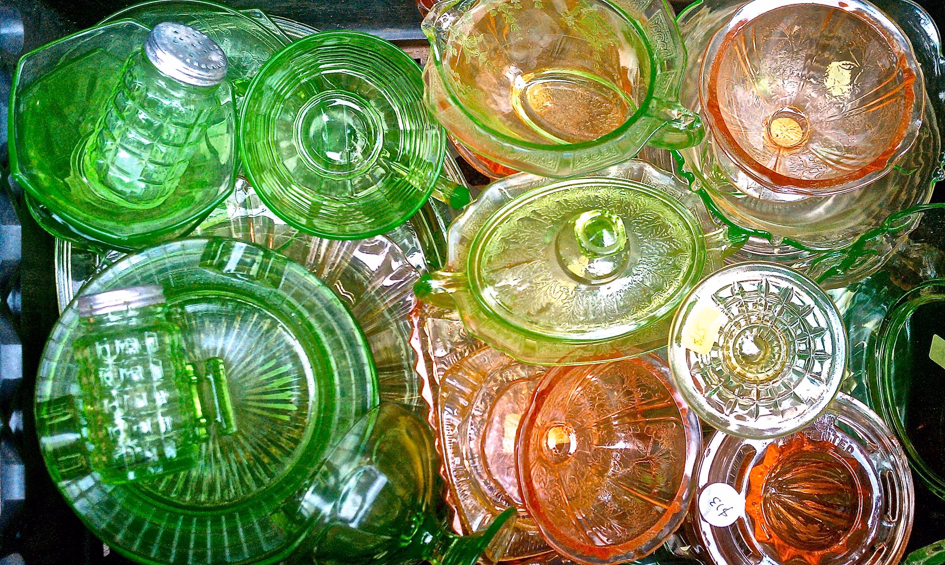 What are the most valuable Depression glass patterns?