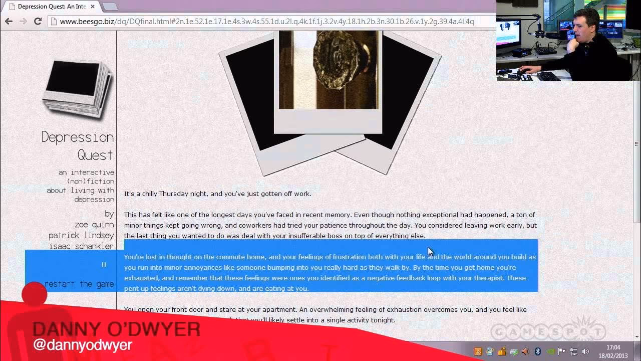 Is Depression Quest a good game?