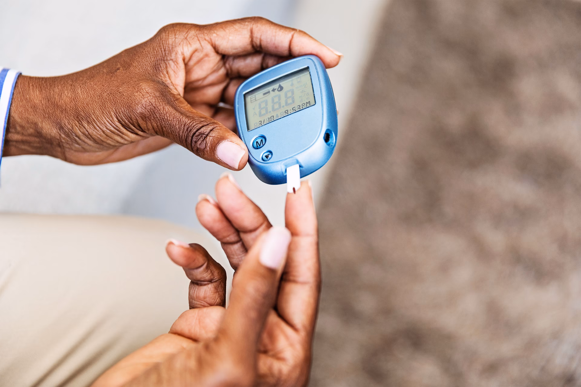 Why does blood glucose spike to 300 mg/dL?