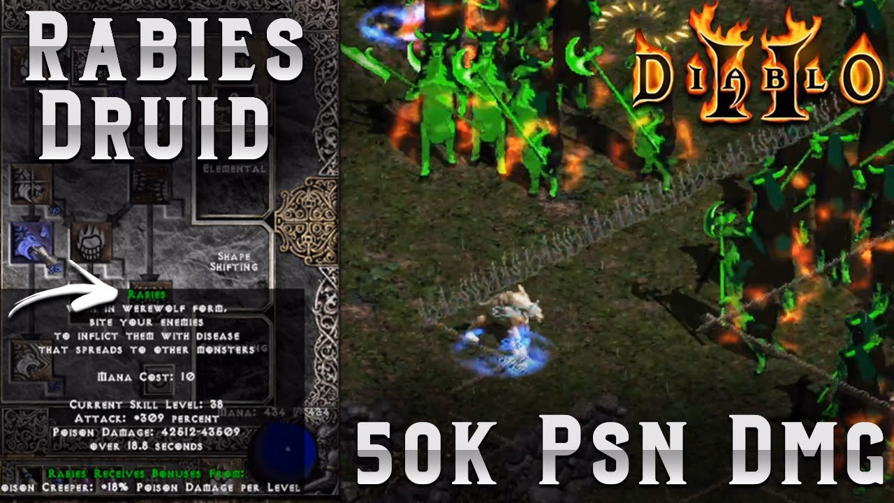 Is rabies a good skill in Diablo 2 resurrected?