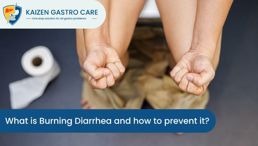 Is burning diarrhea serious?