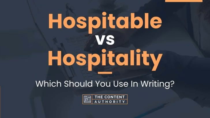 What does hospitable mean in a hotel?