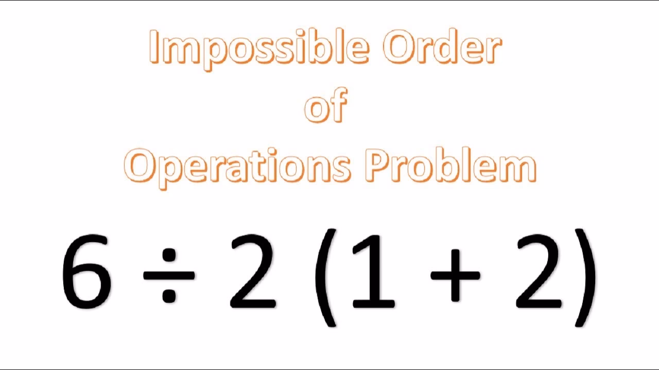 What is Order of operations worksheet?