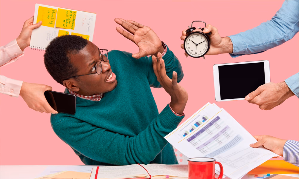 Quais são as causas do stress no trabalho?
