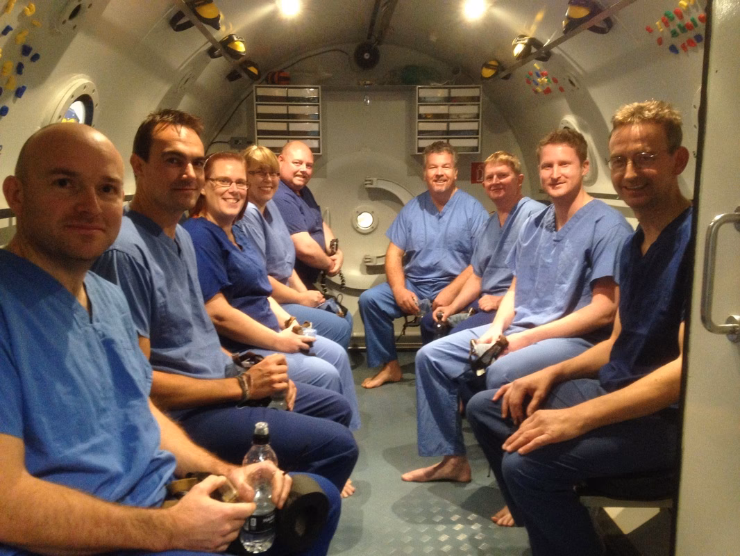 Does hyperbaric exposure affect respiratory function in ihp?