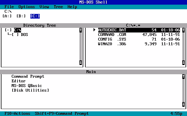 Is MS-DOS a text based operating system?