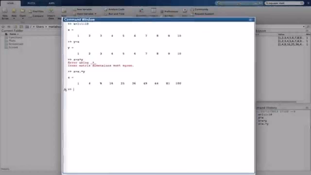 What does dot operator mean?