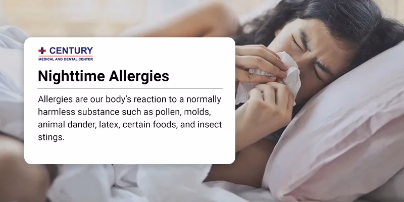 Should you shower at night if you have allergies?