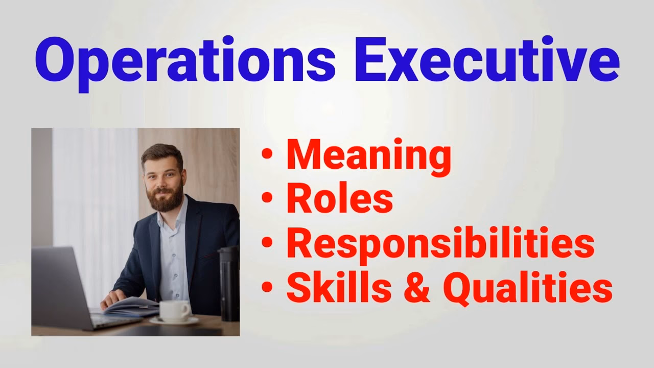 What is the difference between Operations Executive and operations manager?