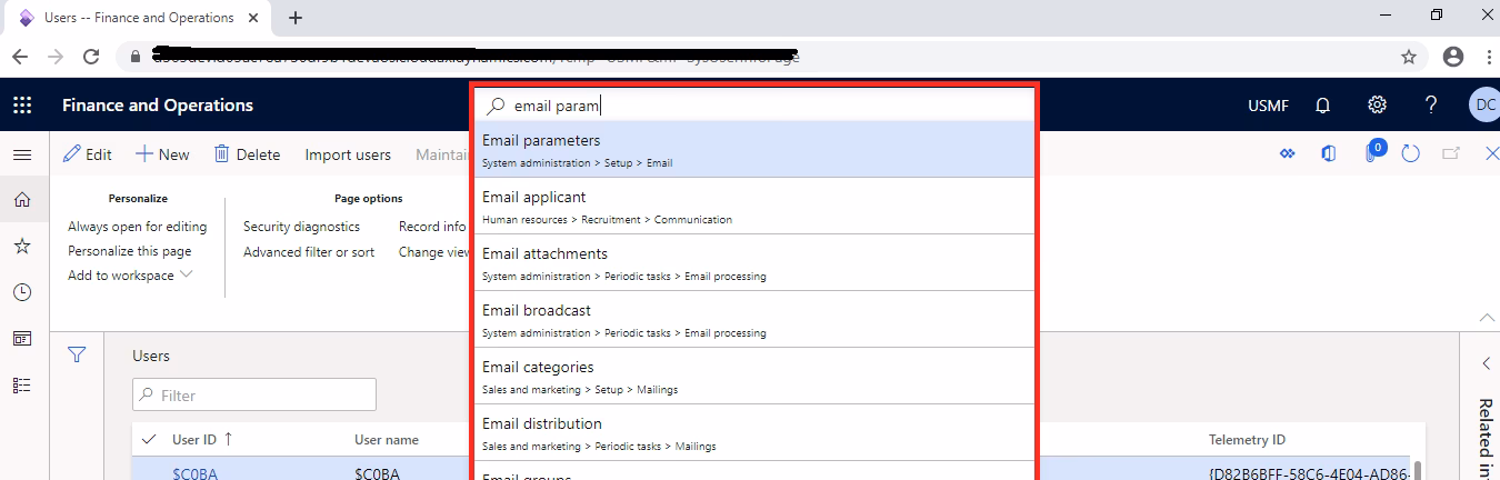Which email provider should I use for Dynamics 365 Finance & Operations?