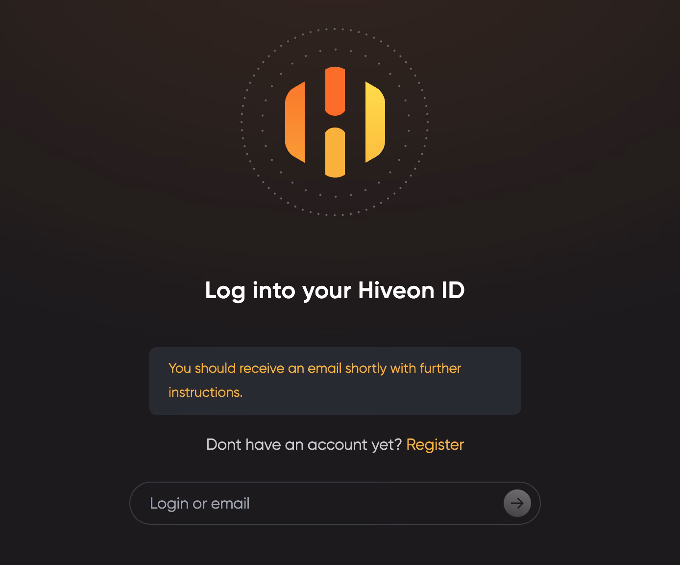 Can I log into eHive with my email address?