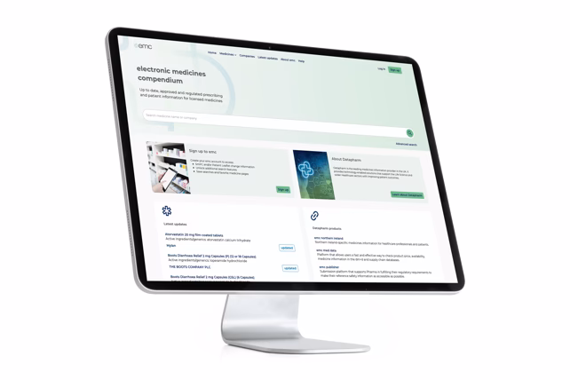 What is the electronic Medicines Compendium (eMC)?