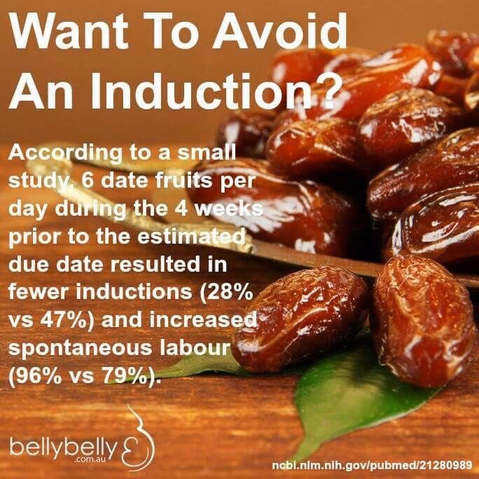 Does eating date fruit increase labour?