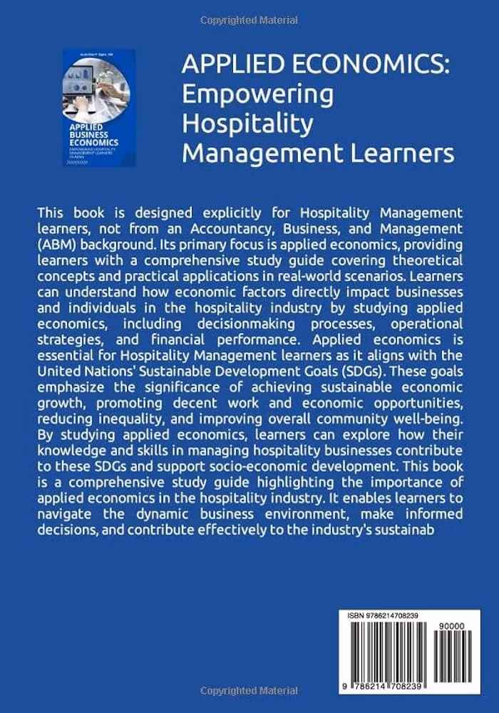 Can I study economics & hospitality?