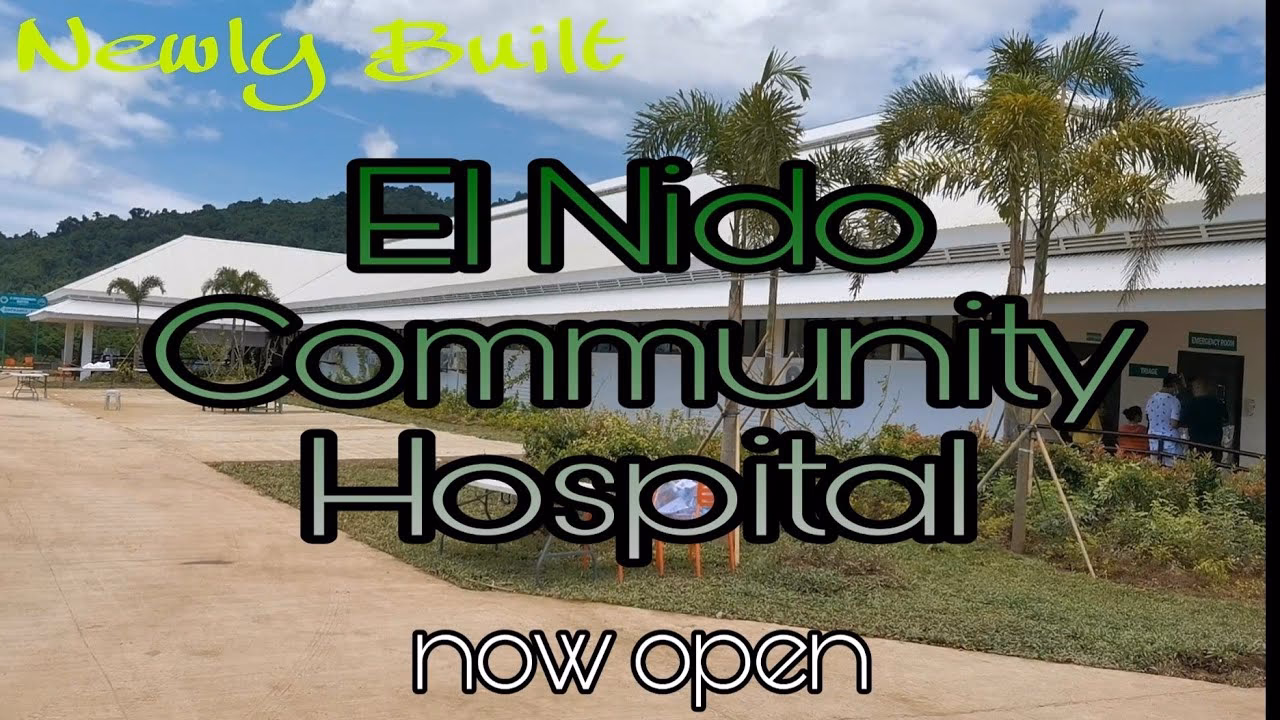 Which barangay is a government owned health center located in El Nido?