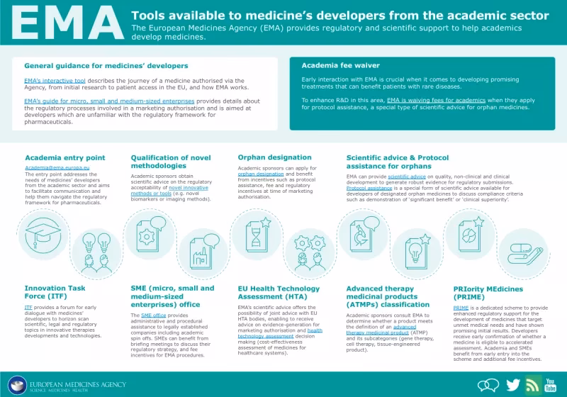 What does the European Medicines Agency (EMA) do?