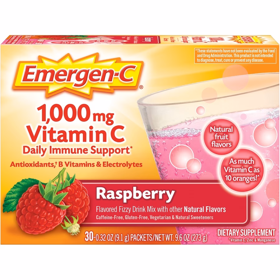 How much vitamin C is in Emergen-C?