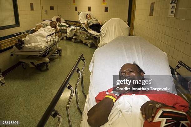 What does a hospital emergency unit do?