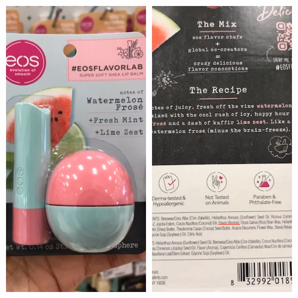 What is limonene in EOS lip balm?