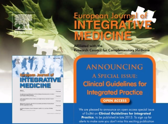 What is the European Journal of Integrative Medicine (eujim)?