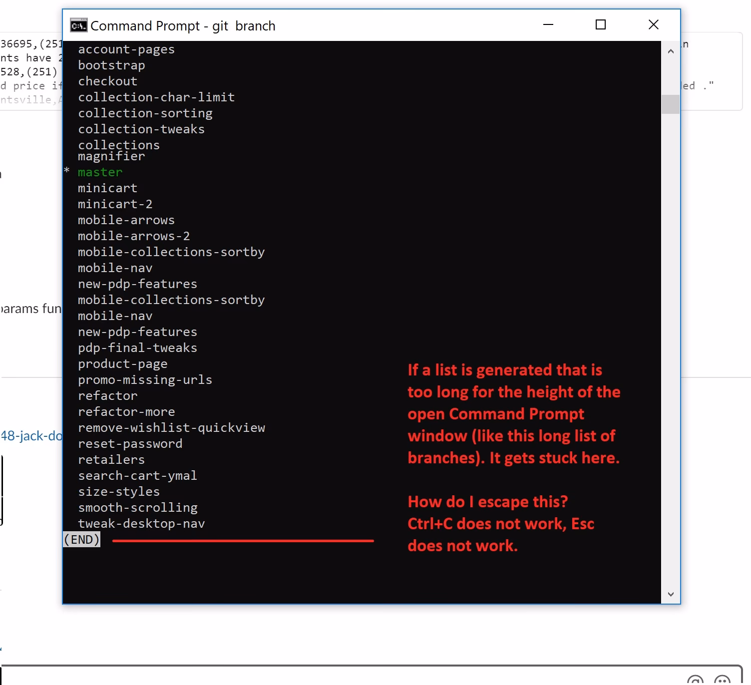 What is Exit /B command?