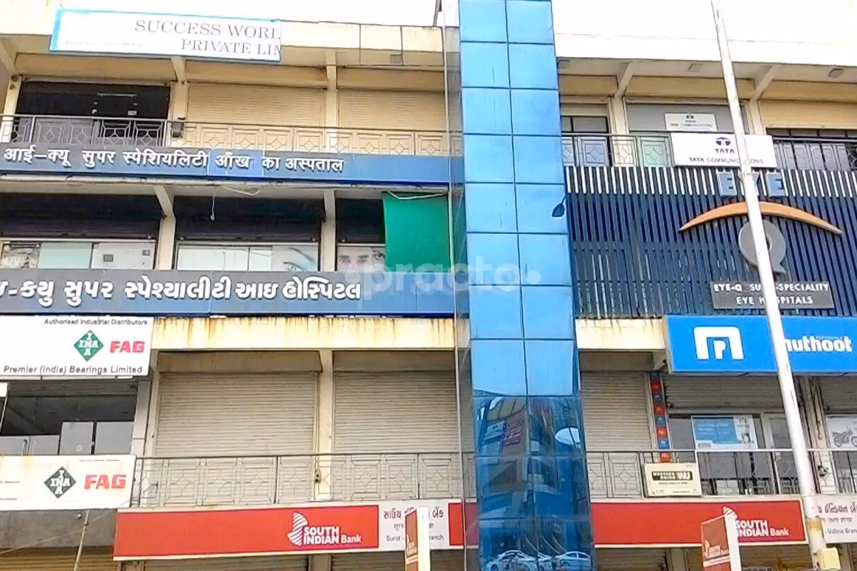 Where is eye-q super-speciality eye hospital located?