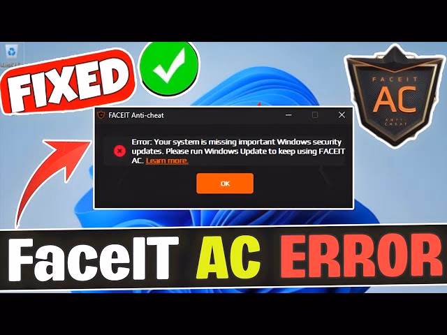 Can FACEIT anti cheat cause Windows Crashing?