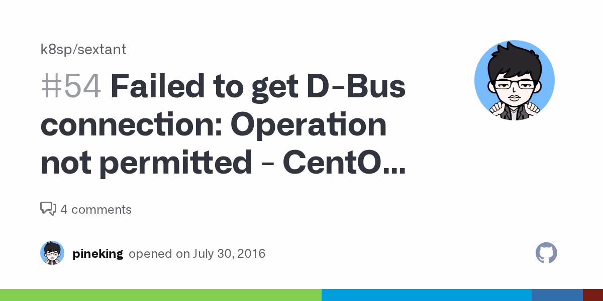 How to reproduce issue replication if D-Bus connection failed?