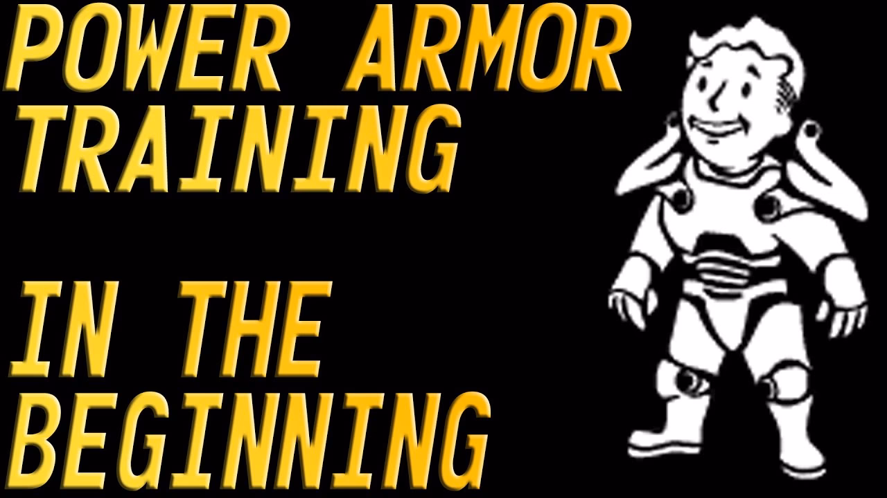 How do I get power armor training perks?
