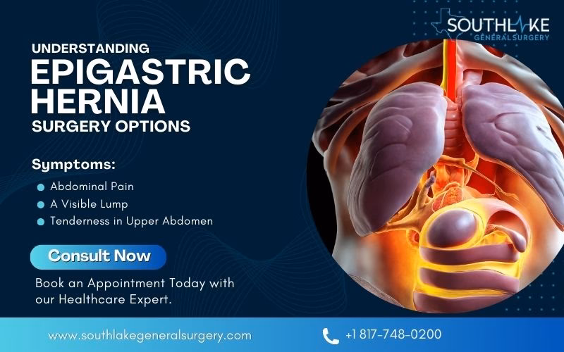 What should I do if my stomach hurts after a hernia surgery?