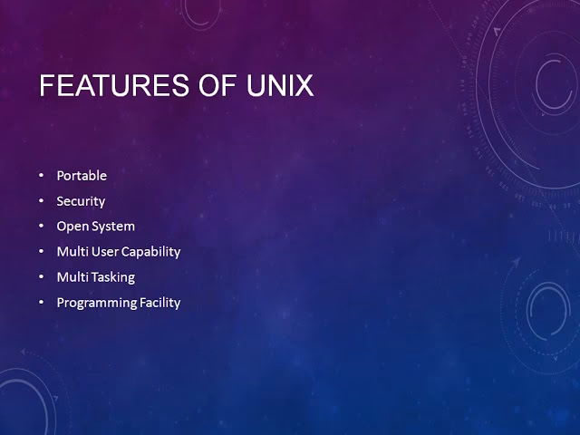 What makes Unix unique?