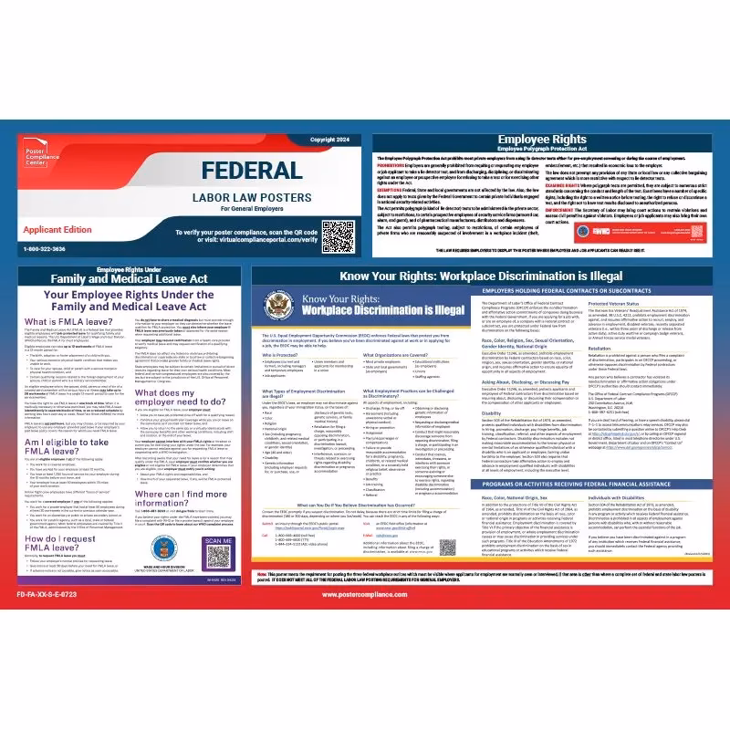 How many federal labor laws are there?