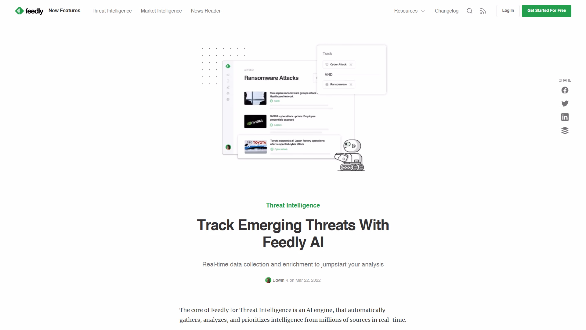 How do I use Feedly's search?