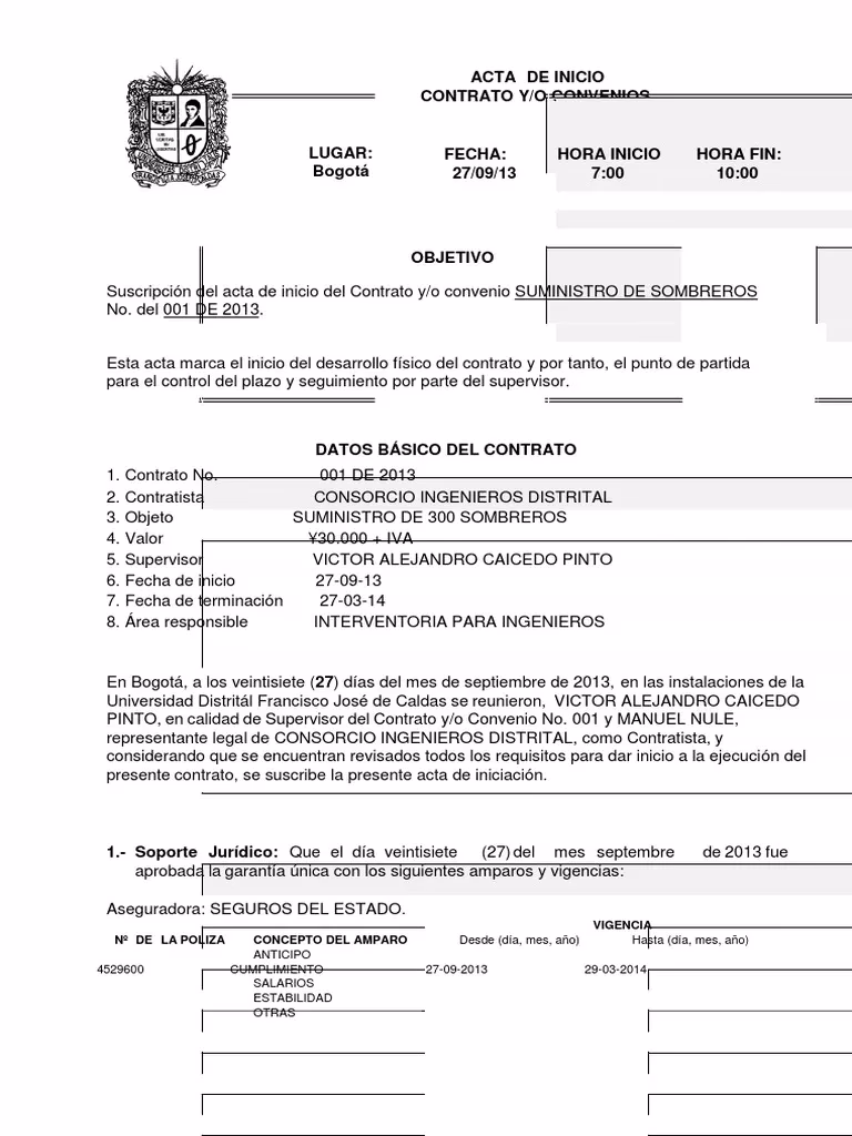 ¿Qué es la fecha de inicio prevista de la relación laboral?