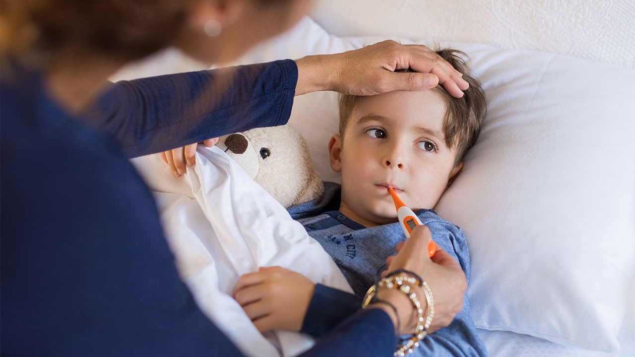 What should I do if my child has fever?