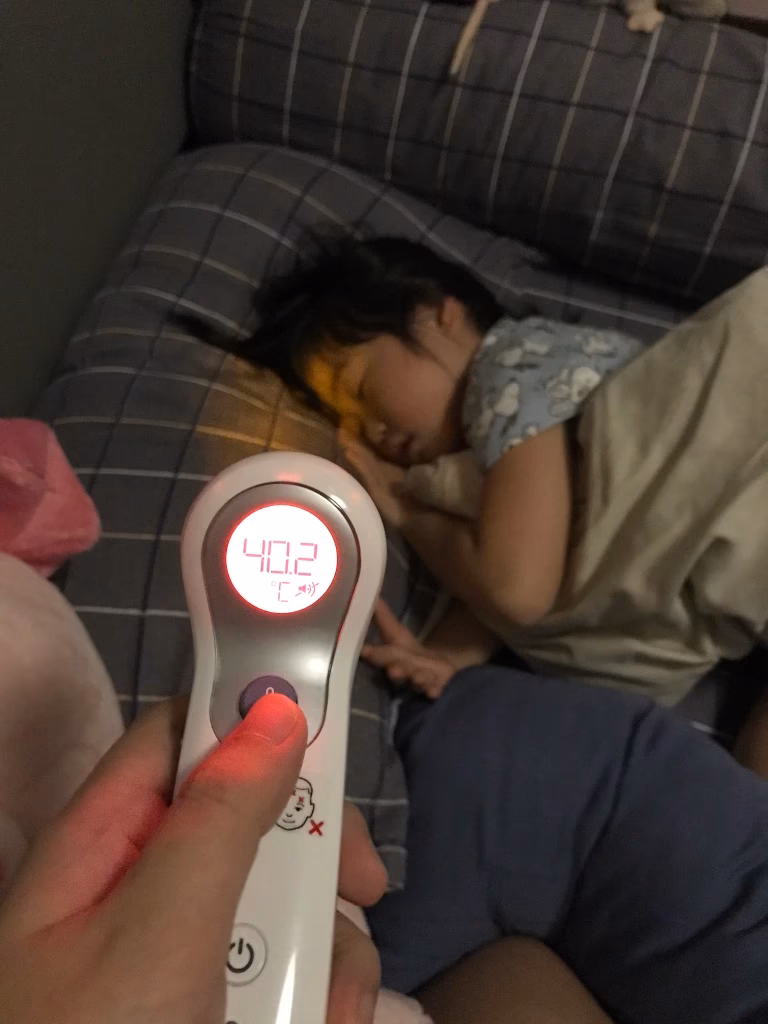 How long does a high temperature last in a child?