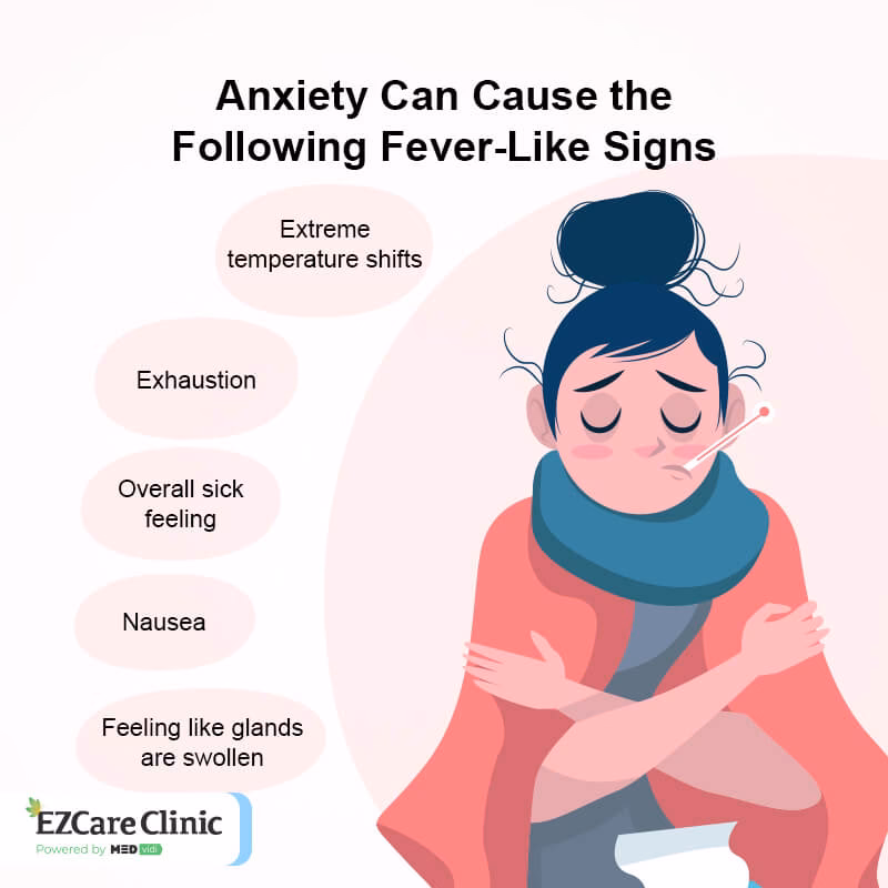 Can stress cause a fever?