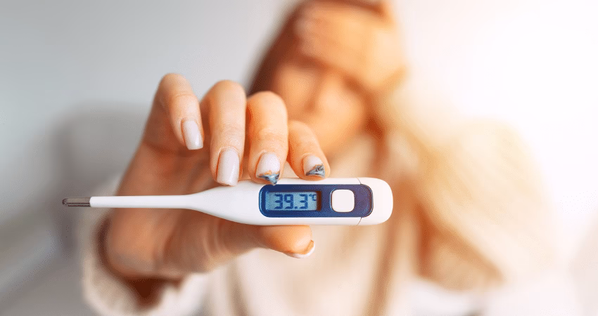 What does a high fever mean?