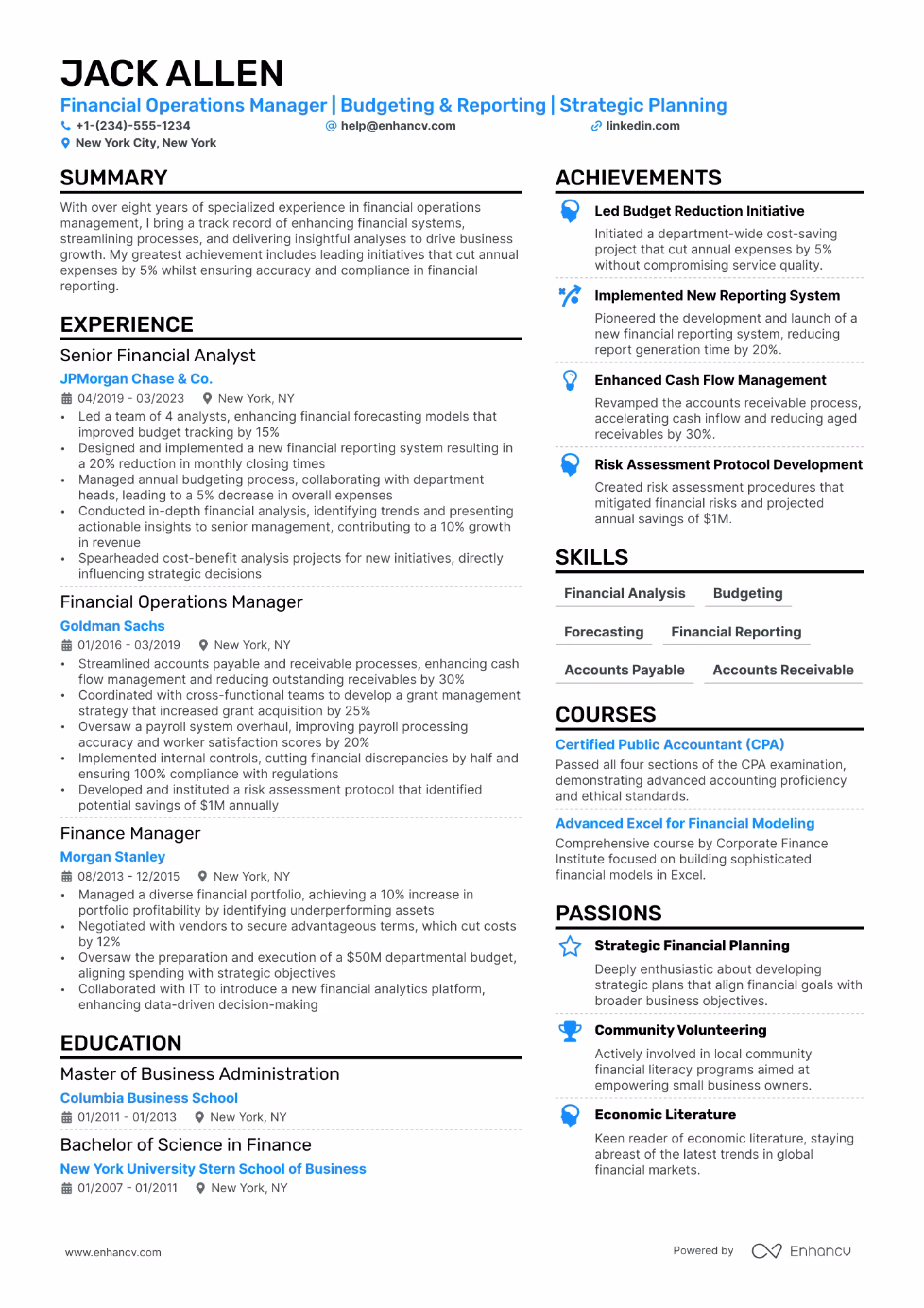 What does a Finance Operations Manager do?