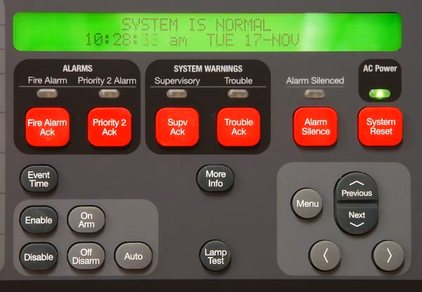 What is a fire alarm control panel?