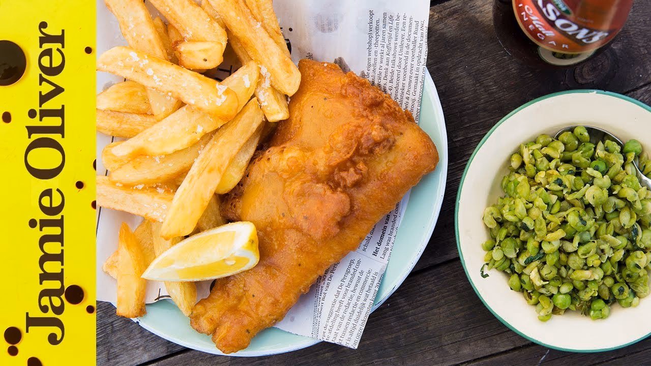 What is Jamie Oliver's cheat's twist on fish fillets?
