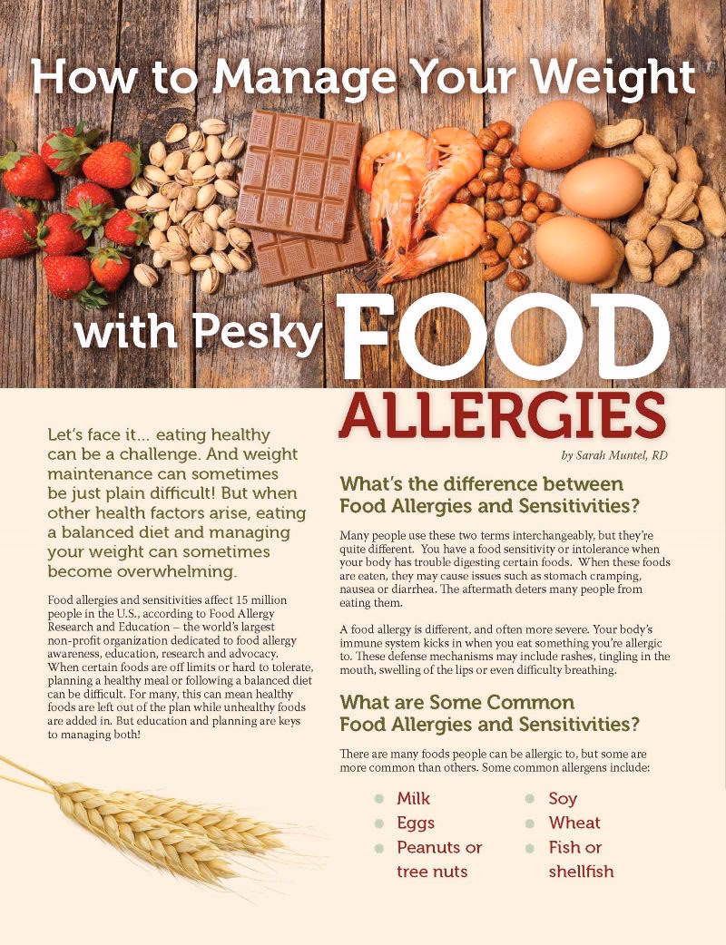What is a food allergy management strategy?